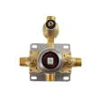 SMVTP2S-PC Theo Two Function Square ADA Pressure Balance Valve And Trim, Polished Chrome