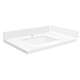 SMVT31-36.75x22-1KU-C01 Mini Custom Quartz 31-36.75-in x 22-in Vanity Top with Vail Bowl, Mia White