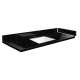 SMVT49-60.75x22-1KU-M30 Mini Custom Quartz 49-60.75-in x 22-in Vanity Top with Vail Bowl, Black Carrara