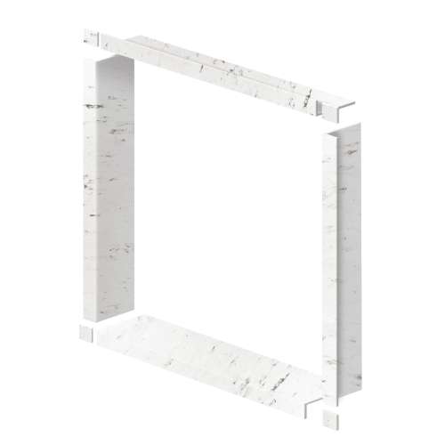 SMWTBK487-47 48-in x 2-in x 48-in Window Trim Kit, Carrara