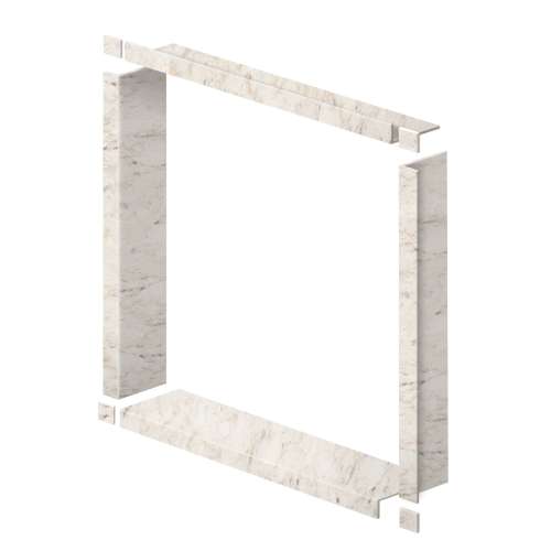 SMWTBK547-48 54-in x 2-in x 54-in Window Trim Kit, Butterscotch