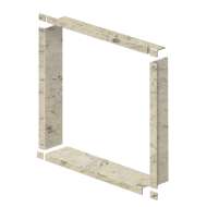 SMWTBK367-49 36-in x 2-in x 36-in Window Trim Kit, Creme