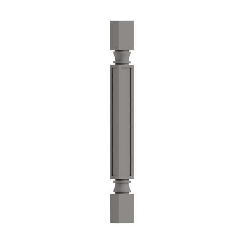 SMSQDL-LG Framington 3-in x 3-in x 35-in Square Decorative Leg, Light Grey