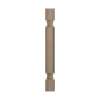 SMSQDL-TW Framington 3-in x 3-in x 35-in Square Decorative Leg, Tan Wood