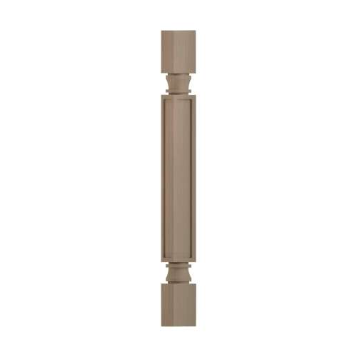 SMSQDL-TW Framington 3-in x 3-in x 35-in Square Decorative Leg, Tan Wood