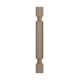 SMSQDL-TW Framington 3-in x 3-in x 35-in Square Decorative Leg, Tan Wood