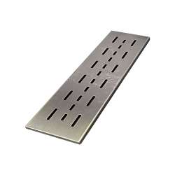FLCVRE30-SS Drain Cover for FL Series Shower Bases with End Drains, Stainless
