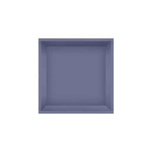 SMSTH1414-SF 14-in x 4-in x 14-in Recessed Stainless Steel Horizontal Shower Storage Pod, Sea Foam