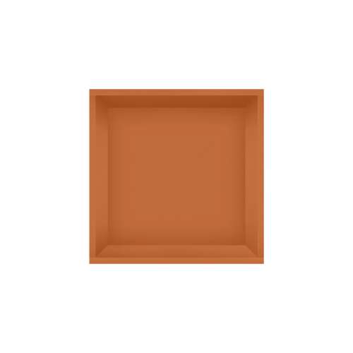 SMSTH1414-VC 14-in x 4-in x 14-in Recessed Stainless Steel Horizontal Shower Storage Pod, Venetian Copper