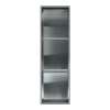SMSTV4614-BS 14-in x 4-in x 46-in Recessed Stainless Steel Vertical Shower Storage Pod With Two Shelves, Brushed Stainless