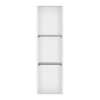 SMSTV4614-WH 14-in x 4-in x 46-in Recessed Stainless Steel Vertical Shower Storage Pod With Two Shelves, White