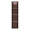 SMSTV5714-CM 14-in x 4-in x 57-in Recessed Stainless Steel Vertical Shower Storage Pod With Three Shelves, Copper Metallic
