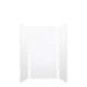 SMMWK363672-21V Monterey 36-in x 36-in x 72-in Glue to Wall 3-Piece Shower Wall Kit, White (Velvet Smooth Finish)