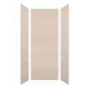 SMMW4K363696-28V Monterey 36-in x 36-in x 96-in Glue To Wall 3-Piece 4mm Shower Wall Kit, Butternut (Velvet Smooth Finish)