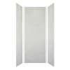 SMMW4K363696-50V Monterey 36-in x 36-in x 96-in Glue To Wall 3-Piece 4mm Shower Wall Kit, Moonstone (Velvet Smooth Finish)