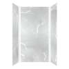 SMMW4K483696-50V Monterey 48-in x 36-in x 96-in Glue To Wall 3-Piece 4mm Shower Wall Kit, Moonstone (Velvet Smooth Finish)
