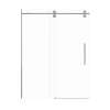 SMTPBT608010C-BS-CD Teutonic Plus 59-in x 80-in Barn Shower Door With 3/8-in Clear Glass And Contour Double-Sided Handles, Brushed Stainless