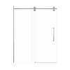 SMTPBT608010C-BS-JD Teutonic Plus 59-in x 80-in Barn Shower Door With 3/8-in Clear Glass And Juliette Double-Sided Handles, Brushed Stainless