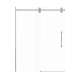 SMTPBT608010C-BS-ND Teutonic Plus 59-in x 80-in Barn Shower Door With 3/8-in Clear Glass And Nicholson Double-Sided Handles, Brushed Stainless
