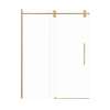 SMTPBT608010C-CB-BKD Teutonic Plus 59-in x 80-in Barn Shower Door With 3/8-in Clear Glass And Barrington Knurled Double-Sided Handles, Champagne Bronze