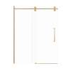 SMTPBT608010C-CB-JD Teutonic Plus 59-in x 80-in Barn Shower Door With 3/8-in Clear Glass And Juliette Double-Sided Handles, Champagne Bronze