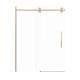 SMTPBT608010C-CB-JD Teutonic Plus 59-in x 80-in Barn Shower Door With 3/8-in Clear Glass And Juliette Double-Sided Handles, Champagne Bronze