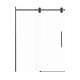 SMTPBT608010C-MB-CD Teutonic Plus 59-in x 80-in Barn Shower Door With 3/8-in Clear Glass And Contour Double-Sided Handles, Matte Black