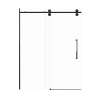 SMTPBT608010C-MB-JD Teutonic Plus 59-in x 80-in Barn Shower Door With 3/8-in Clear Glass And Juliette Double-Sided Handles, Matte Black