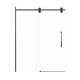 SMTPBT608010C-MB-JD Teutonic Plus 59-in x 80-in Barn Shower Door With 3/8-in Clear Glass And Juliette Double-Sided Handles, Matte Black