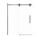 SMTPBT608010C-MB-RD Teutonic Plus 59-in x 80-in Barn Shower Door With 3/8-in Clear Glass And Royston Double-Sided Handles, Matte Black