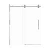 SMTPBT608010C-PC-BKD Teutonic Plus 59-in x 80-in Barn Shower Door With 3/8-in Clear Glass And Barrington Knurled Double-Sided Handles, Polished Chrome