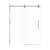 SMTPBT608010C-PC-BPD Teutonic Plus 59-in x 80-in Barn Shower Door With 3/8-in Clear Glass And Barrington Plain Double-Sided Handles, Polished Chrome