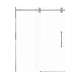 SMTPBT608010C-PC-ND Teutonic Plus 59-in x 80-in Barn Shower Door With 3/8-in Clear Glass And Nicholson Double-Sided Handles, Polished Chrome