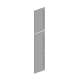 SMTDEP2490-FR01-LG Framington 24-in x 85-in Remington Tall Decorative End Panel, Light Grey