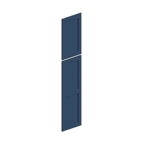 SMTDEP2496-FR01-NB Framington 24-in x 91-in Remington Tall Decorative End Panel, Navy Blue