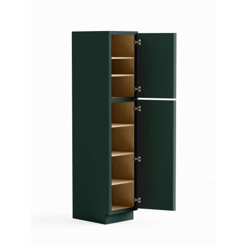 SMU188424R-ASM-FR02-GR Framington 18-in x 24-in x 84-in Assembled Latitude Two Door Tall Utility Cabinet With Right-Hand Opening Door, Green