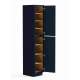 SMU189624R-ASM-FR02-NB Framington 18-in x 24-in x 96-in Assembled Latitude Two Door Tall Utility Cabinet With Right-Hand Opening Door, Navy Blue