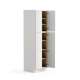 SMU249024-ASM-FR02-WH Framington 24-in x 24-in x 90-in Assembled Latitude Four Door Tall Utility Cabinet, White