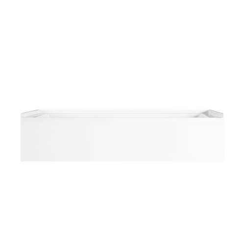 SMUATLN603217-L Unabella AFR 60-in x 32-in x 17-in Alcove Acrylic Bathtub With Left Hand Drain, White (Gloss)