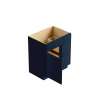 SMV2721DR-2D-RTA-FR02-NB Framington 27-in x 21-in x 35-in Ready to Assemble Latitude Vanity Combo Base Cabinet With Two Drawers on Right, Navy Blue