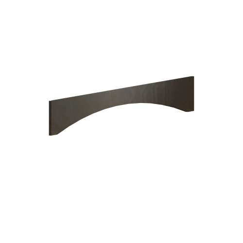 SMVASH48-SG Framington 48-in x 1-in x 6-in Remington Valance, Smokey Grey