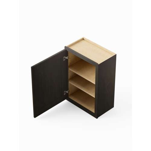 SMW1230-RTA-FR01-SG Framington 12-in x 12-in x 30-in Ready To Assemble Remington Single Door Wall Cabinet, Smokey Grey