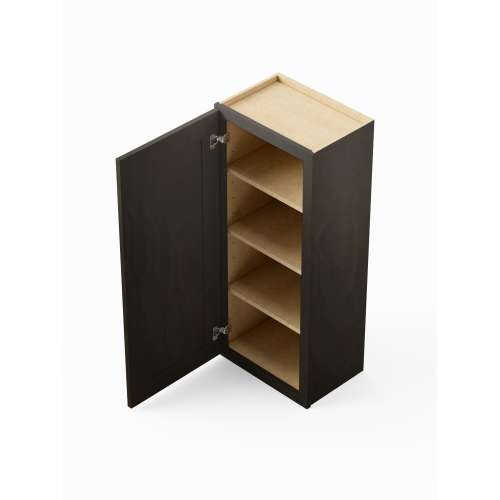 SMW0942-RTA-FR01-SG Framington 9-in x 12-in x 42-in Ready To Assemble Remington Single Door Wall Cabinet, Smokey Grey