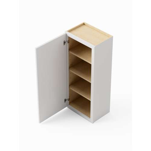 SMW2142-RTA-FR02-WH Framington 21-in x 12-in x 42-in Ready To Assemble Latitude Single Door Wall Cabinet, White