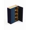 SMW3342-ASM-FR02-NB Framington 33-in x 12-in x 42-in Assembled Latitude Double Door Wall Cabinet, Navy Blue
