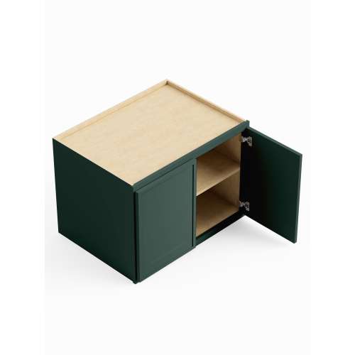 SMW362424-RTA-FR02-GR Framington 36-in x 24-in x 24-in Ready To Assemble Latitude Refrigerator Wall Cabinet, Green