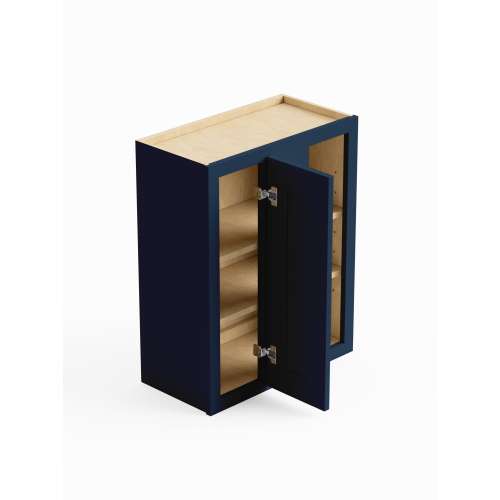 SMWBC2730-RTA-FR01-NB Framington 27-in x 12-in x 30-in Ready To Assemble Remington Blind Wall Cabinet, Navy Blue