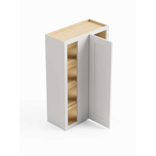 SMWBC2742R-ASM-FR01-WH Framington 27-in x 12-in x 42-in Assembled Remington Blind Wall Cabinet With Right-Hand Door, White