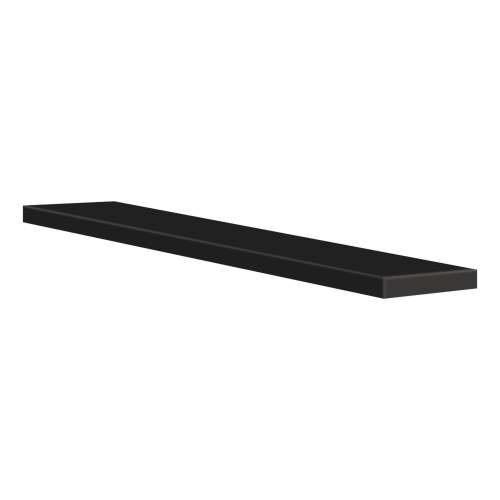 SMWC648-09 6-in x 48-in x 0.5-in Solid Surface Wall Cap, Black