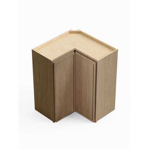 SMWER2430L-ASM-FR02-TW Framington 24-in x 12-in x 30-in Assembled Latitude Easy Reach Wall Cabinet With Left-Hand Opening Door, Tan Wood